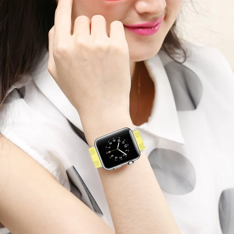 Großartig Apple Watch Series 1-3 38mm Silikon / TPU armband
