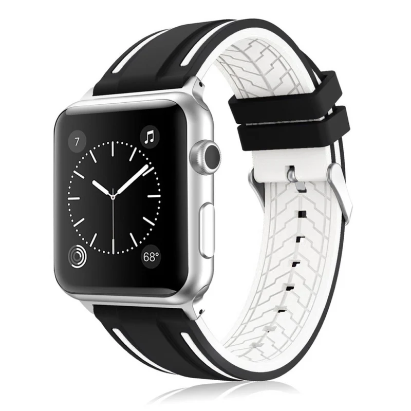 Bequem Apple Watch Series 1-3 42mm Silikon / TPU armband