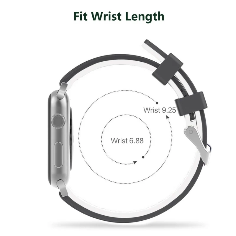 Bequem Apple Watch Series 1-3 42mm Silikon / TPU armband