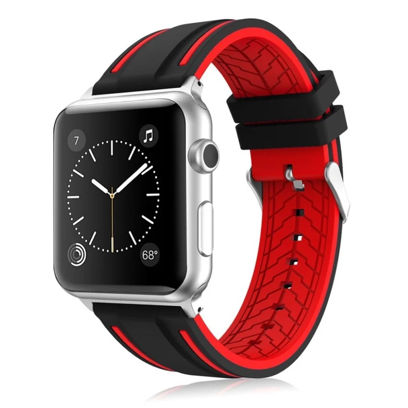 Bequem Apple Watch Series 1-3 42mm Silikon / TPU armband