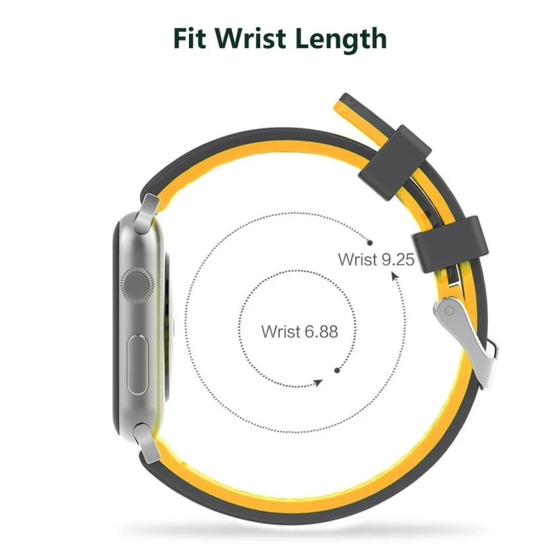 Bequem Apple Watch Series 1-3 42mm Silikon / TPU armband