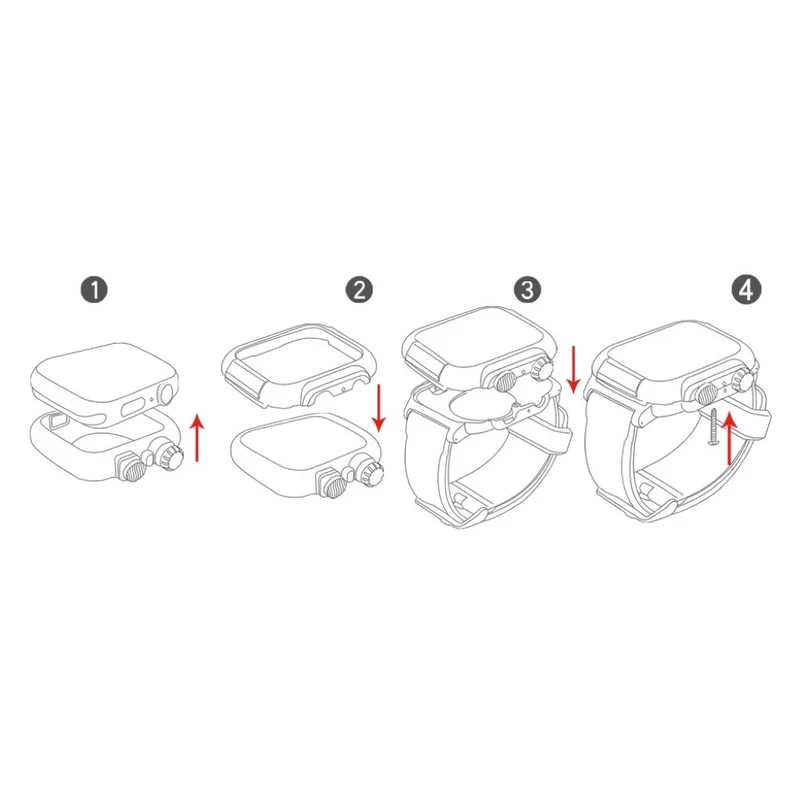 Megastark Apple Watch Series 1-3 42mm Silikon / TPU armband