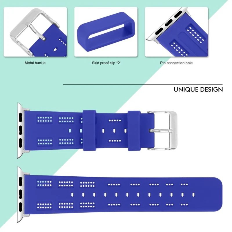 Wunderbar Apple Watch Series 1-3 42mm Silikon / TPU armband