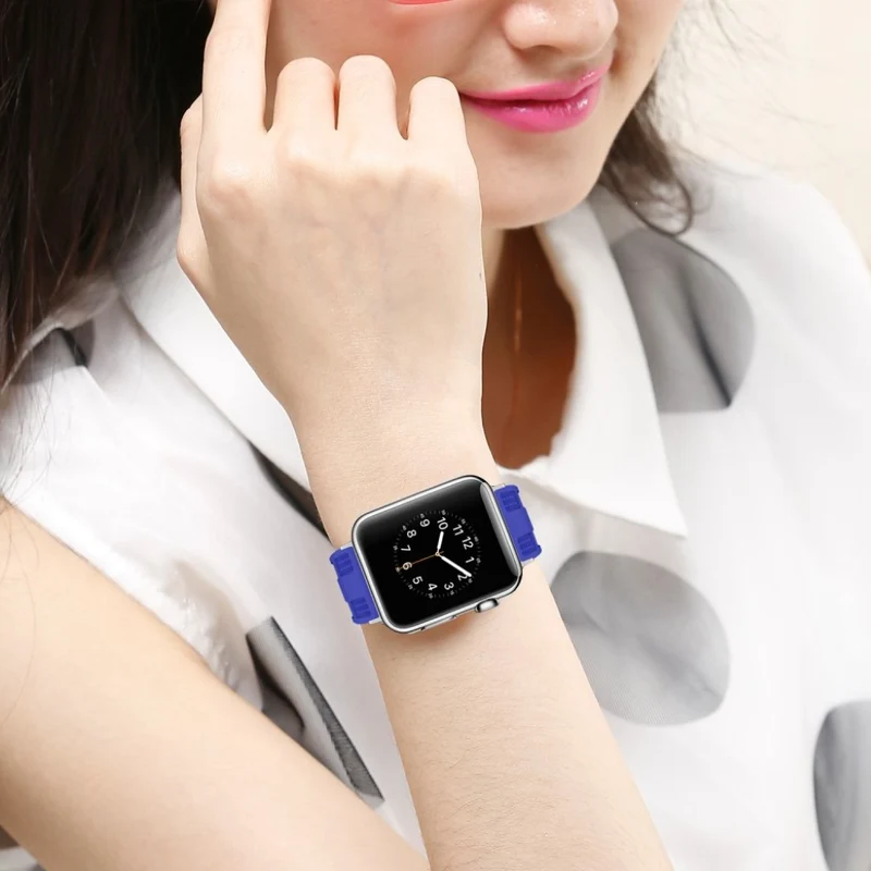 Wunderbar Apple Watch Series 1-3 42mm Silikon / TPU armband