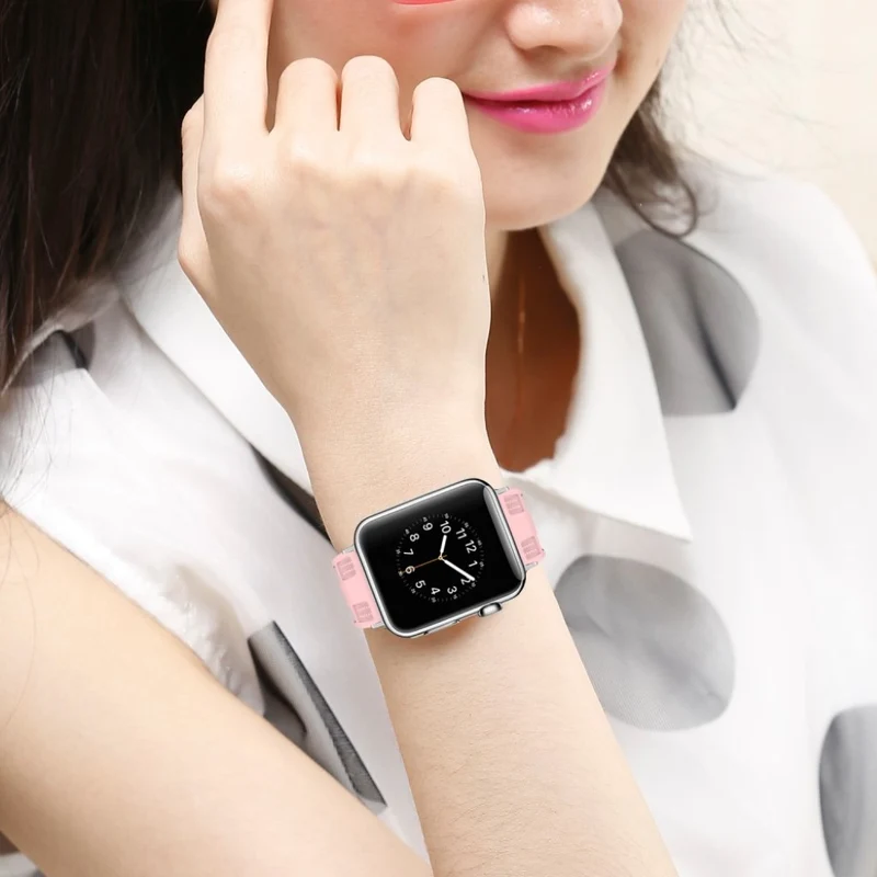 Wunderbar Apple Watch Series 1-3 42mm Silikon / TPU armband