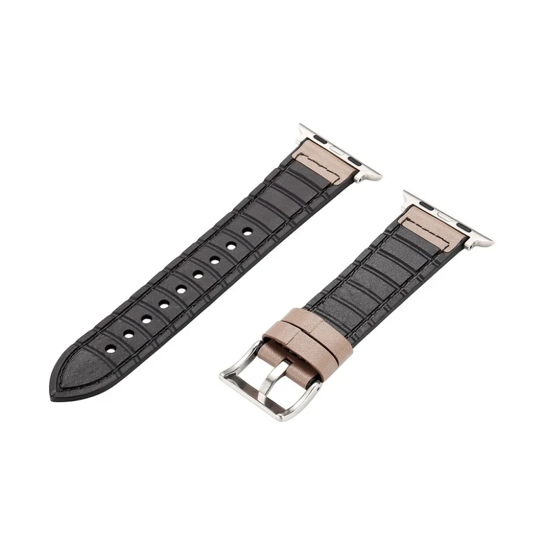 Sehr haltbar Apple Kunstleder und Silikon / TPU armband