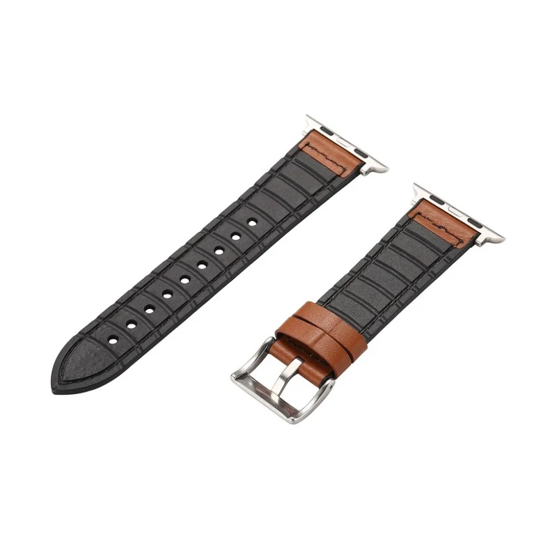 Sehr haltbar Apple Kunstleder und Silikon / TPU armband