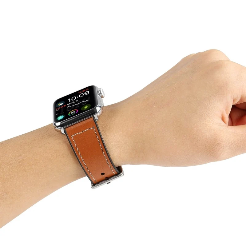 Sehr haltbar Apple Kunstleder und Silikon / TPU armband
