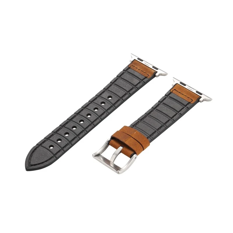 Sehr haltbar Apple Kunstleder und Silikon / TPU armband