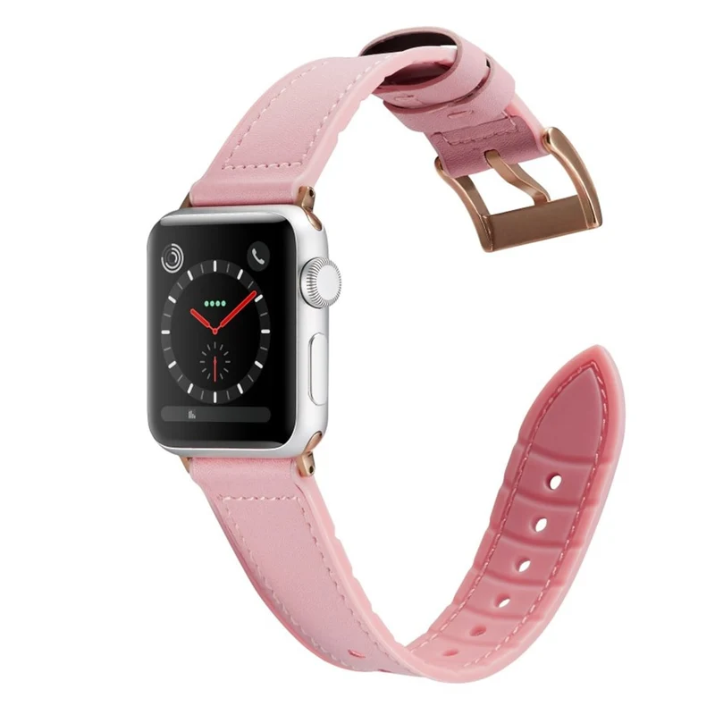 Supersauber Apple Watch Series 4 40mm Kunstleder armband