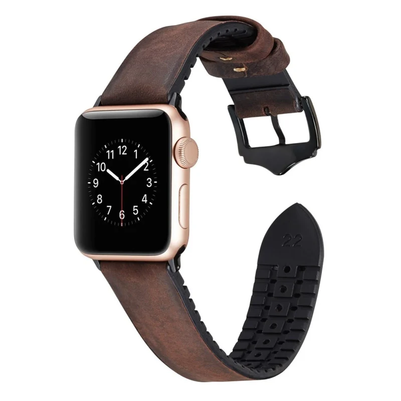 Supersauber Apple Watch Series 4 40mm Kunstleder armband