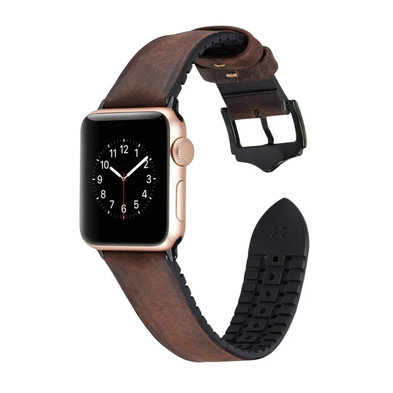 Supersauber Apple Watch Series 4 40mm Kunstleder armband