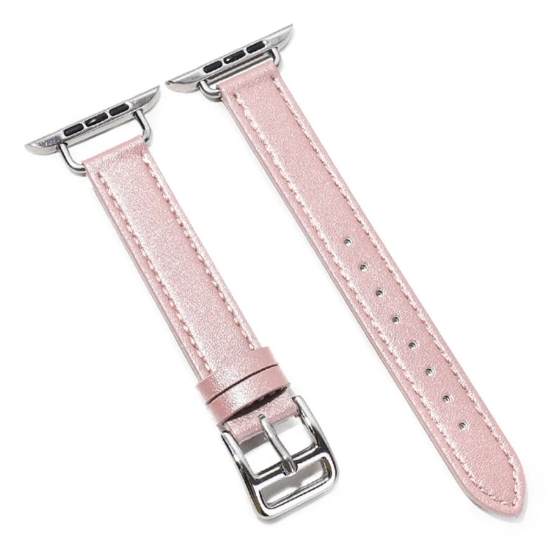 Bequem Apple Watch Series 7 45mm Kunstleder armband