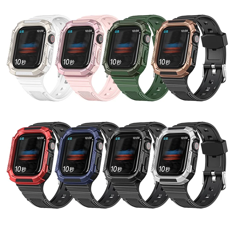 Apple Watch Series 7 45mm Plastik und Silikon / TPU armband