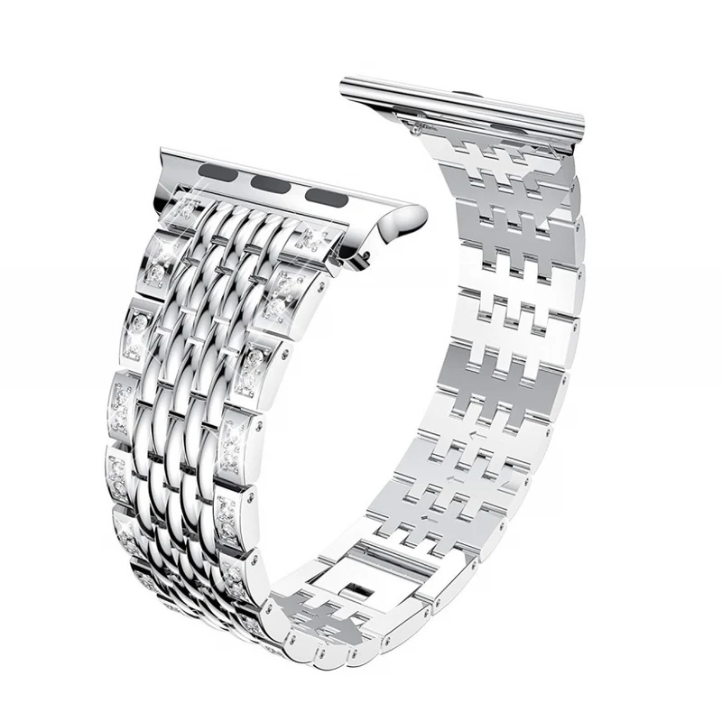 Cool Apple Watch Series 4 44mm Metall und Strass armband