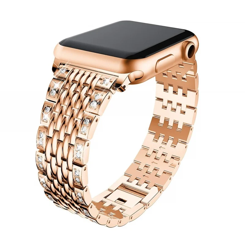 Cool Apple Watch Series 4 44mm Metall und Strass armband