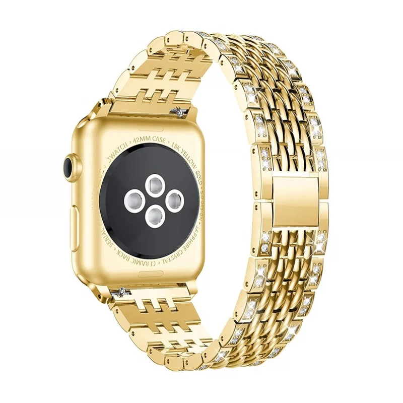 Cool Apple Watch Series 4 44mm Metall und Strass armband