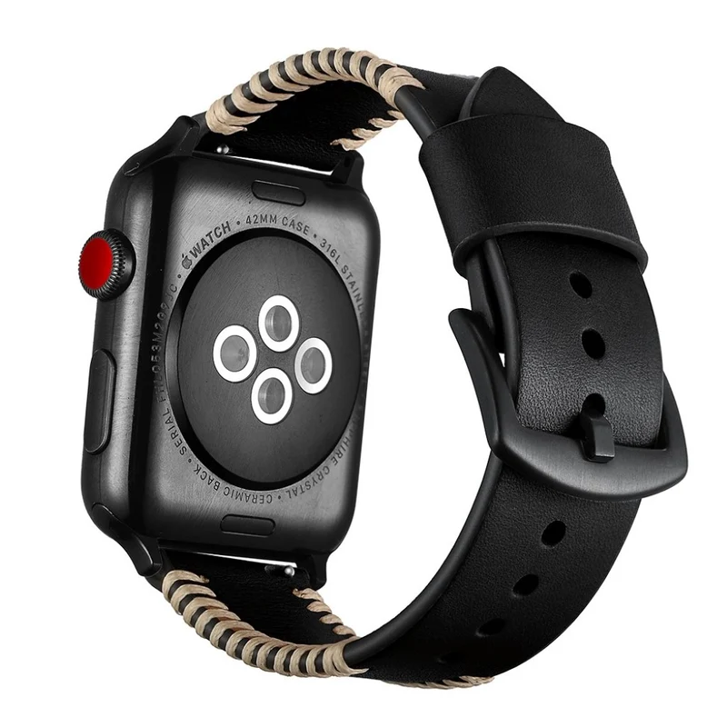 Apple Watch Series 5 40mm / Apple Watch 40mm Echtes Leder armband
