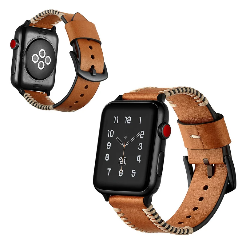 Apple Watch Series 5 40mm / Apple Watch 40mm Echtes Leder armband