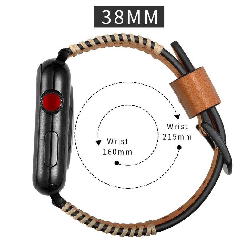 Apple Watch Series 5 40mm / Apple Watch 40mm Echtes Leder armband