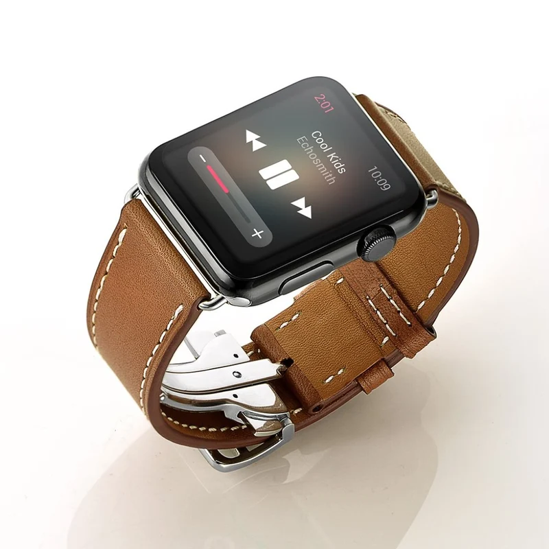 Apple Watch Series 5 40mm / Apple Watch 40mm Echtes Leder armband