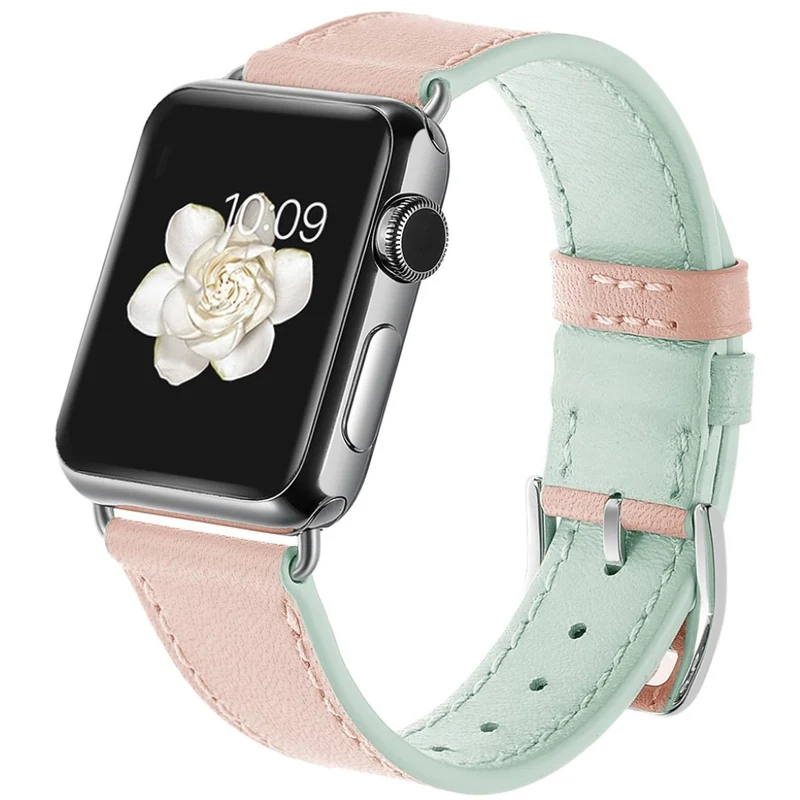 Apple Watch Series 5 40mm / Apple Watch 40mm Echtes Leder armband