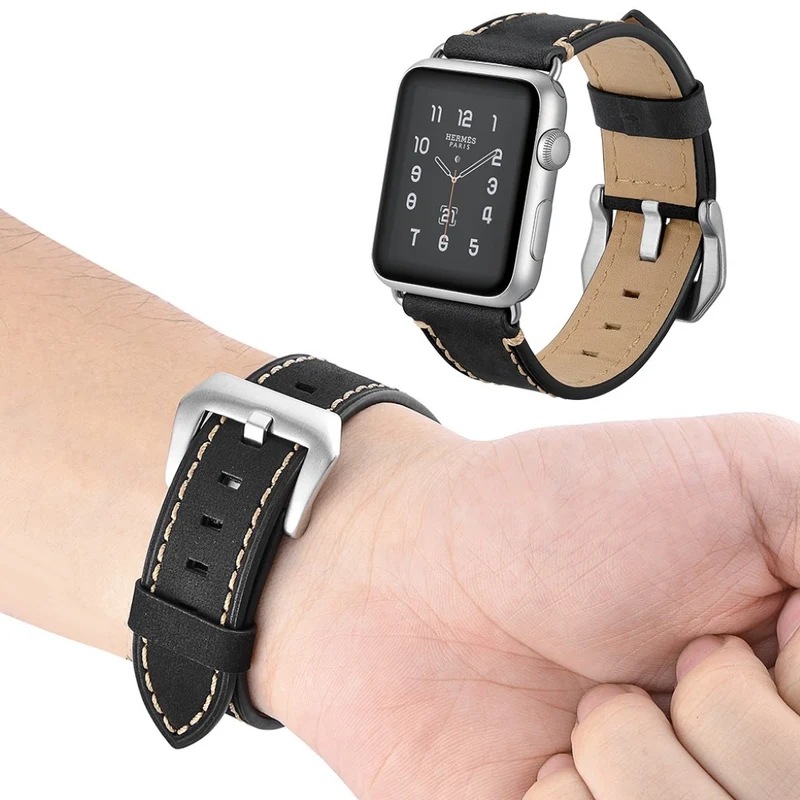 Apple Watch Series 5 40mm / Apple Watch 40mm Echtes Leder armband