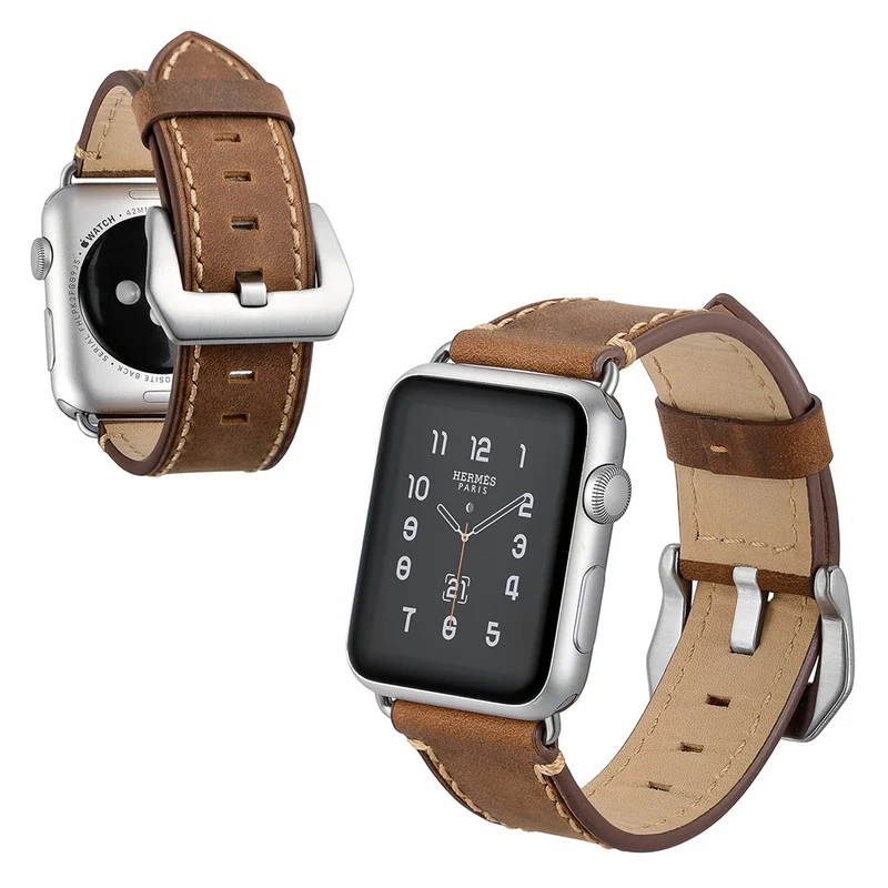 Apple Watch Series 5 40mm / Apple Watch 40mm Echtes Leder armband