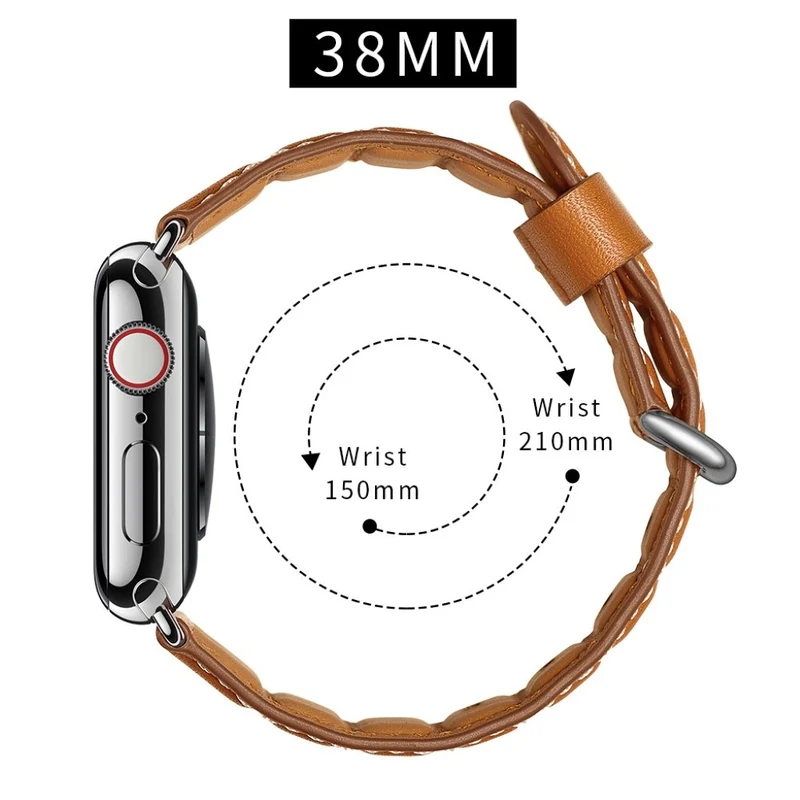 Apple Watch Series 5 40mm / Apple Watch 40mm Echtes Leder armband