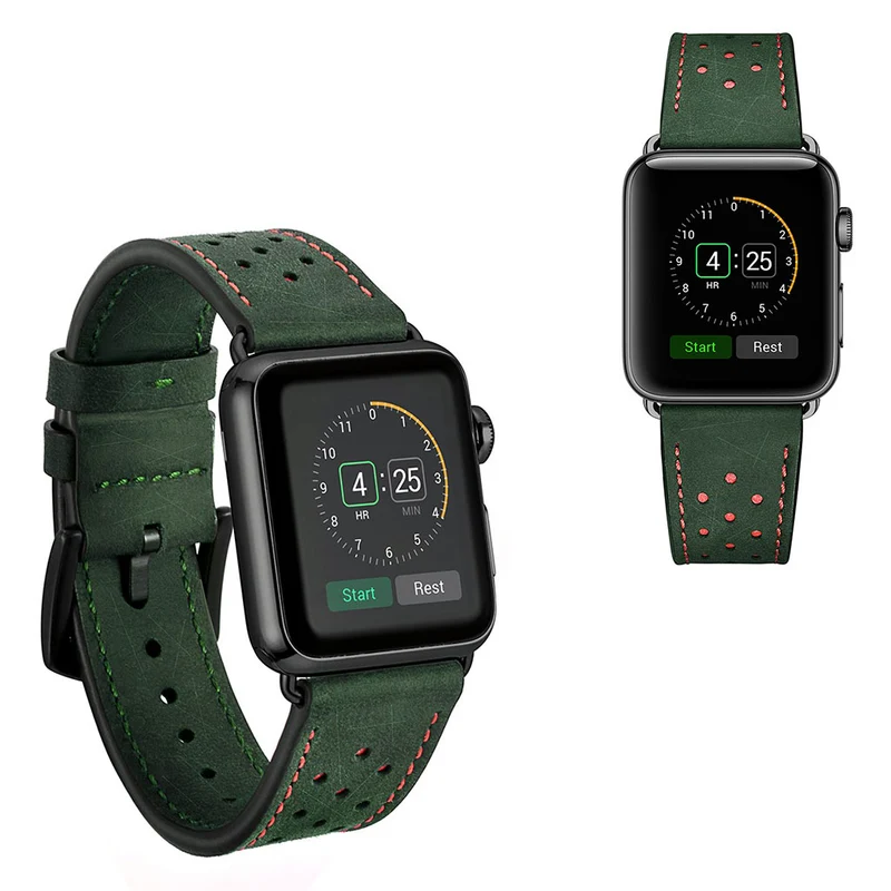 Apple Watch Series 5 40mm / Apple Watch 40mm Echtes Leder armband