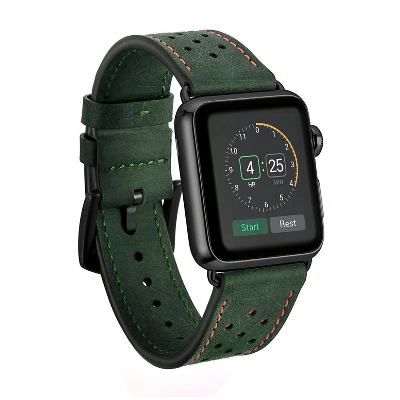 Apple Watch Series 5 40mm / Apple Watch 40mm Echtes Leder armband