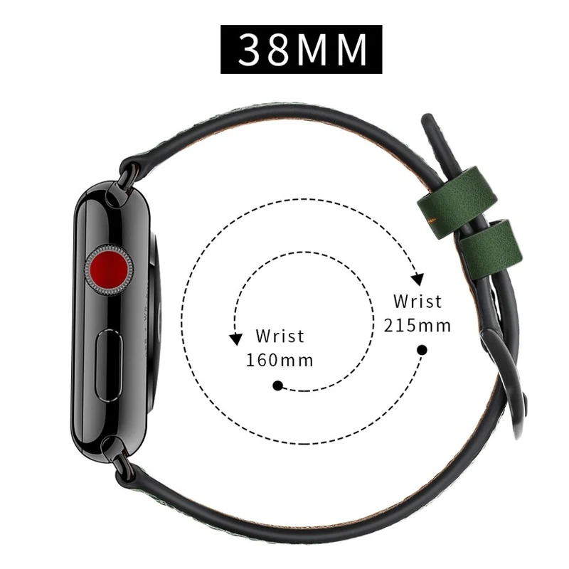 Apple Watch Series 5 40mm / Apple Watch 40mm Echtes Leder armband