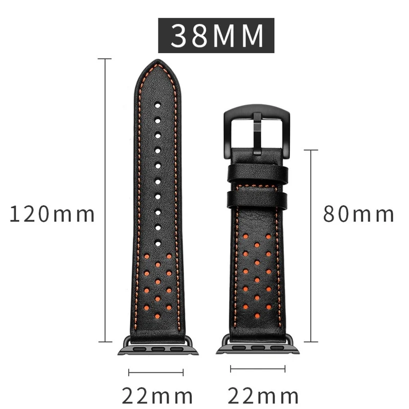 Apple Watch Series 5 40mm / Apple Watch 40mm Echtes Leder armband
