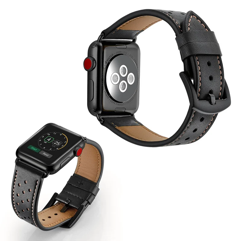 Apple Watch Series 5 40mm / Apple Watch 40mm Echtes Leder armband