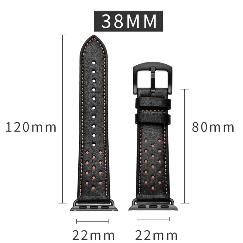 Apple Watch Series 5 40mm / Apple Watch 40mm Echtes Leder armband