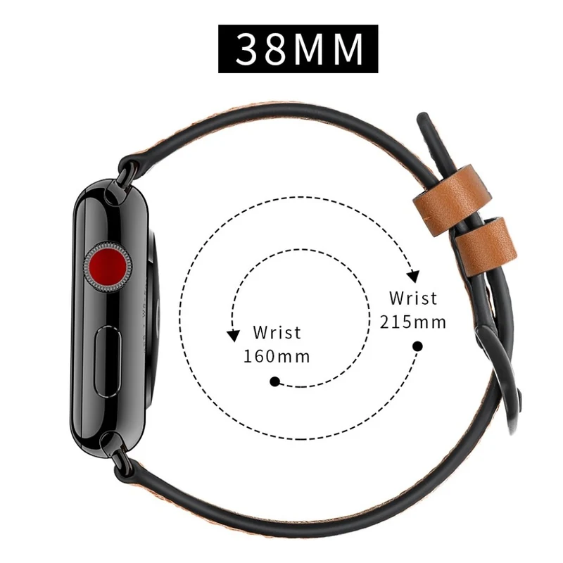Apple Watch Series 5 40mm / Apple Watch 40mm Echtes Leder armband