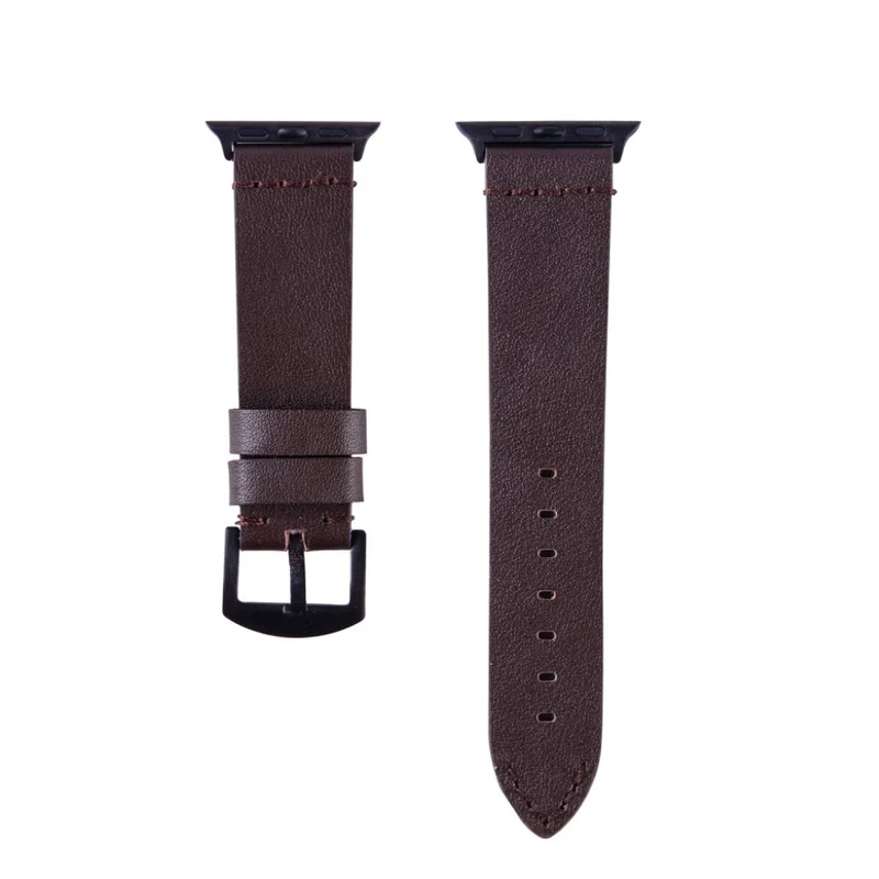 Exquisit Apple Watch Series 4 44mm Echtes Leder armband