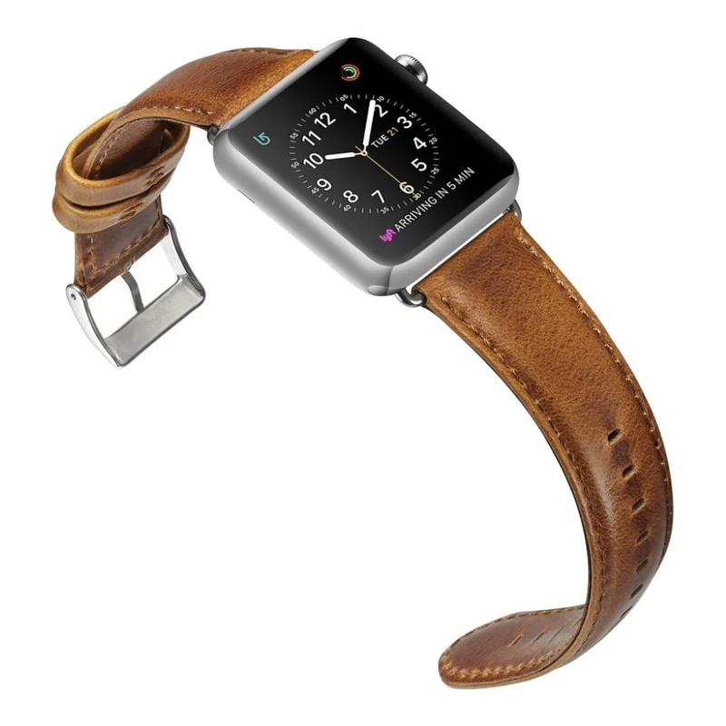Süß Apple Watch Series 4 44mm Echtes Leder armband