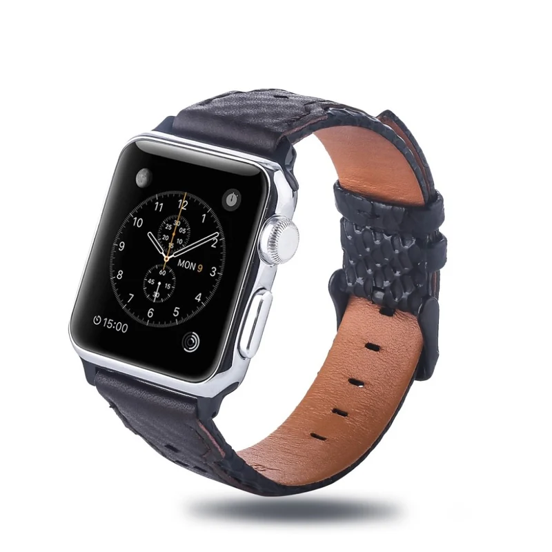 Süß Apple Watch Series 4 44mm Echtes Leder armband