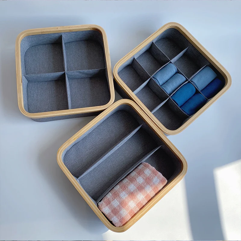 Multi-Sektionales Bambus-Storage-Tablett Karnz