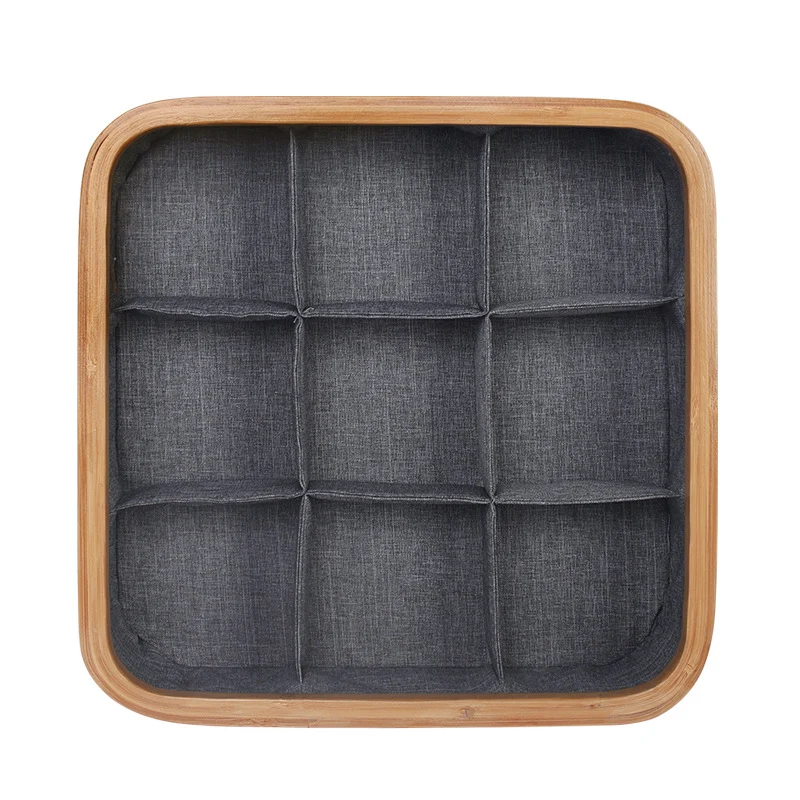 Multi-Sektionales Bambus-Storage-Tablett Karnz
