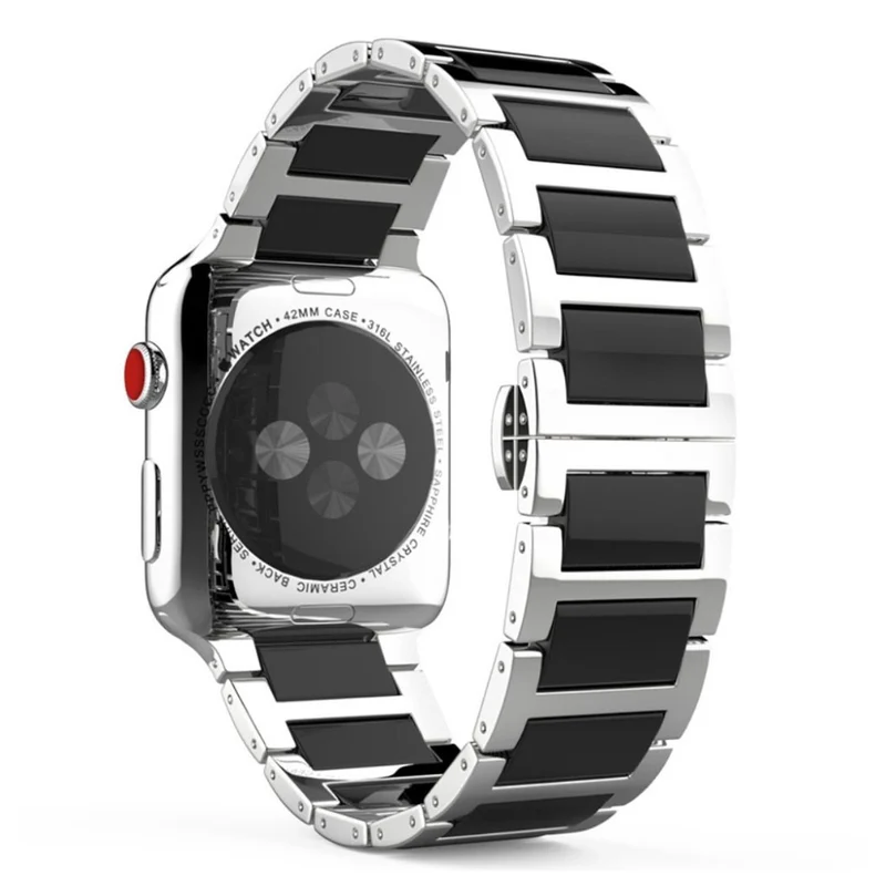 Sehr reizvoll Apple Watch Series 1-3 42mm Metall armband