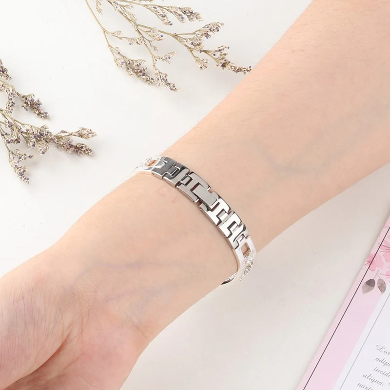 Süß Apple Watch Series 7 41mm Metall und Strass armband