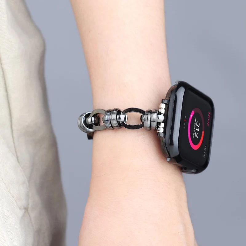 Super stylisch Apple Watch Series 7 41mm Metall armband