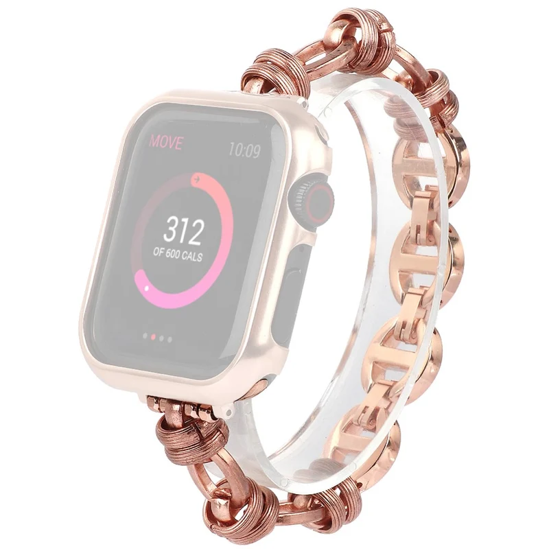 Super stylisch Apple Watch Series 7 41mm Metall armband