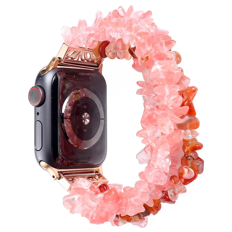 Unglaublich bequem Apple Watch Series 7 41mm Stein armband