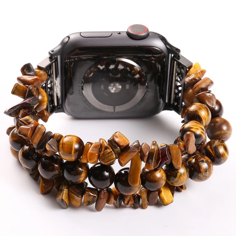 Unglaublich bequem Apple Watch Series 7 41mm Stein armband