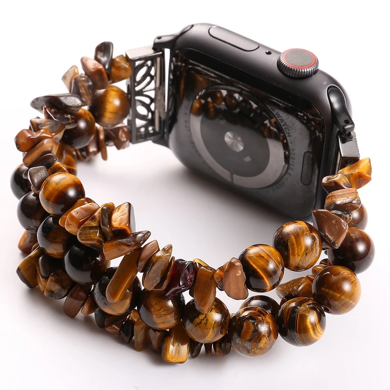 Unglaublich bequem Apple Watch Series 7 41mm Stein armband