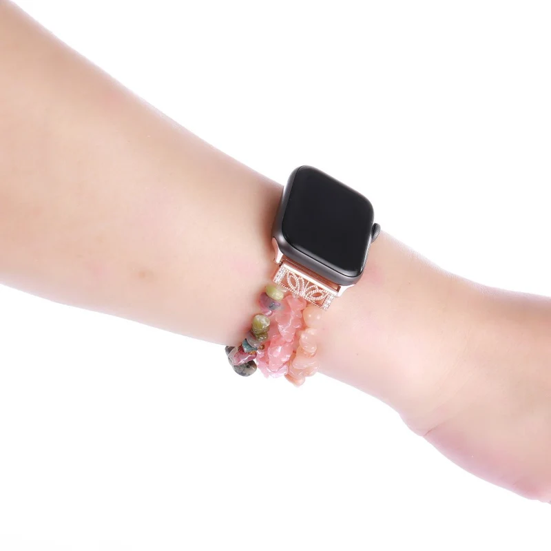 Unglaublich bequem Apple Watch Series 7 41mm Stein armband