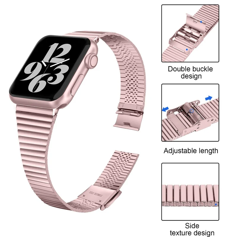 Mega haltbar Apple Watch Series 7 41mm Metall armband